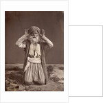 Muslim Man Poses in Prayer by Anonymous