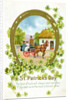 Family Riding In Carriage On Card by Anonymous
