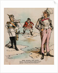 Depiction of Countries as Caricatures on Map by Anonymous