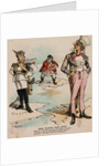Depiction of Countries as Caricatures on Map by Anonymous