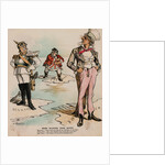 Depiction of Countries as Caricatures on Map by Anonymous