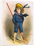 Boy in Sailor Suit with Butterfly Net by Anonymous