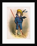 Boy in Sailor Suit with Butterfly Net by Anonymous