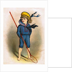 Boy in Sailor Suit with Butterfly Net by Anonymous