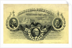 Illustrated Invitation to Inaugural Reception for President Garfield by Anonymous