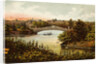 Lake and Bow Bridge in Central Park by Anonymous