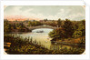 Lake and Bow Bridge in Central Park by Anonymous