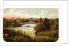 Lake and Bow Bridge in Central Park by Anonymous