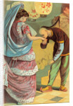 Aladdin Received the Princess Book Illustration by Anonymous