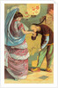 Aladdin Received the Princess Book Illustration by Anonymous