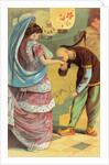 Aladdin Received the Princess Book Illustration by Anonymous