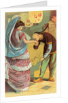 Aladdin Received the Princess Book Illustration by Anonymous