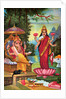 Hindu God Ganesha with Hindu Goddess Lakshmi by Anonymous