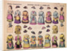 19th-Century French Paper Dolls by Anonymous