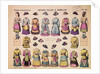 19th-Century French Paper Dolls by Anonymous