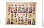 19th-Century French Paper Dolls by Anonymous