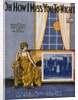 Theatrical Show Bill with Lonely Woman Reclining on a Sofa by Anonymous