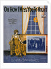Theatrical Show Bill with Lonely Woman Reclining on a Sofa by Anonymous