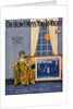 Theatrical Show Bill with Lonely Woman Reclining on a Sofa by Anonymous