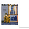 Theatrical Show Bill with Lonely Woman Reclining on a Sofa by Anonymous