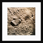 Astronaut's Footprint on the Moon by Anonymous
