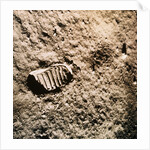Astronaut's Footprint on the Moon by Anonymous