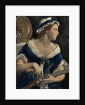 Painting of a Woman Loading a Rifle by Anonymous