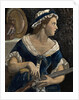 Painting of a Woman Loading a Rifle by Anonymous
