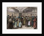 Sketch of Jews Being Ordered from Their Homeland in Russia by B. Baruch
