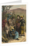 Phrenologist and Women on Mountain Trail by Anonymous