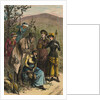 Phrenologist and Women on Mountain Trail by Anonymous
