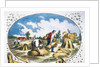 19th-Century Print of Farmers Harvesting Crops by Anonymous