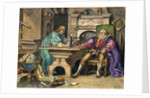 Johannes Kepler Talking with Rudolph II by Anonymous