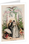 Cartoon on President Grover Cleveland's Political Marriage by Anonymous