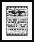 Early American Campaign Poster by Anonymous