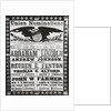 Early American Campaign Poster by Anonymous
