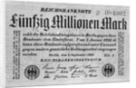 Fifty Million Mark Bill by Anonymous