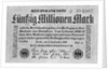 Fifty Million Mark Bill by Anonymous