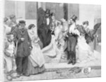 Poor Citizens Gazing at Well Dressed Patrons by Anonymous