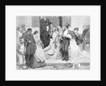 Poor Citizens Gazing at Well Dressed Patrons by Anonymous