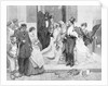 Poor Citizens Gazing at Well Dressed Patrons by Anonymous