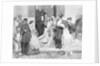 Poor Citizens Gazing at Well Dressed Patrons by Anonymous