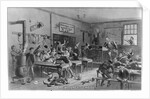 Children Playing Pranks in Rural School by Anonymous