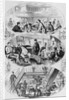 Woodcut Showing Three Types of Passengers on Ship by Anonymous