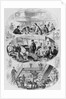 Woodcut Showing Three Types of Passengers on Ship by Anonymous