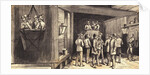 Worders Descending into Tunnel by Anonymous