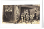 Worders Descending into Tunnel by Anonymous