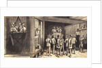 Worders Descending into Tunnel by Anonymous