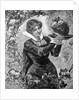 Woman Holding A Christmas Pudding by Anonymous