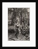 Woodcut Entitled Death of Tecumseh by Anonymous
